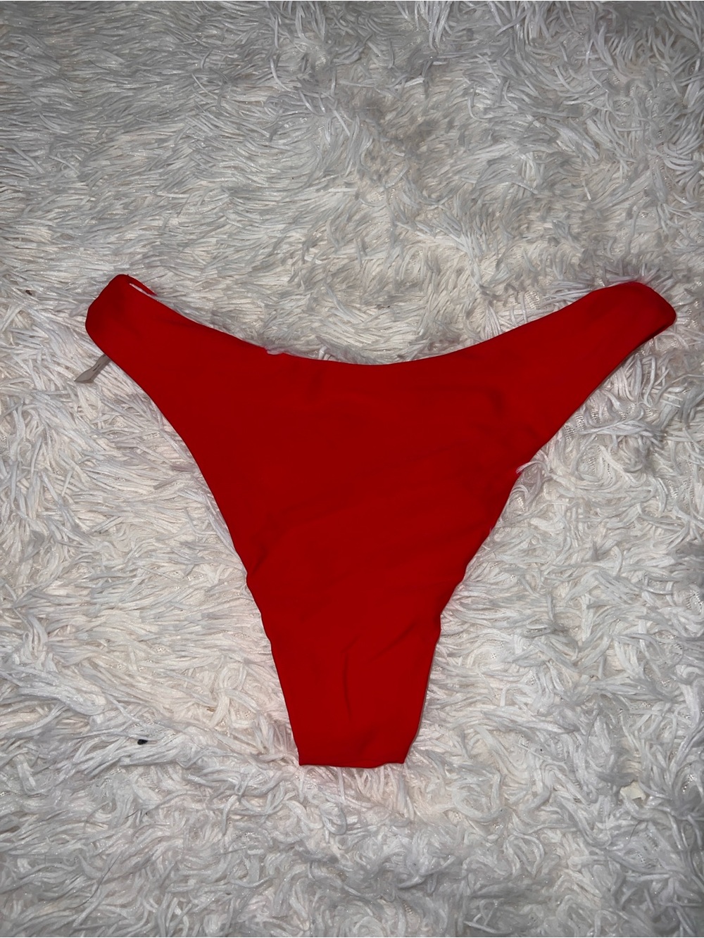 Red High-Cut Bikini Bottom - Picture 2 of 2